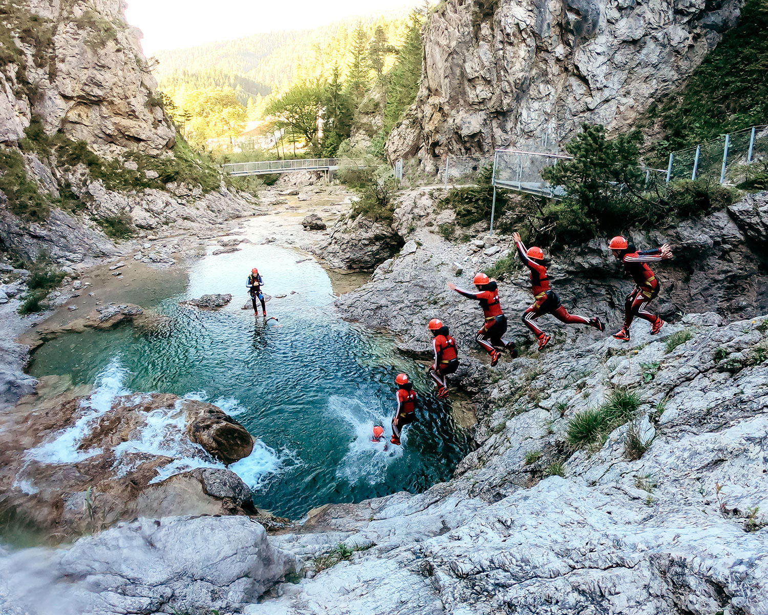 Area 47 Canyoning Tour im Ötztal Area 47 Canyoning Tour im Ötztal