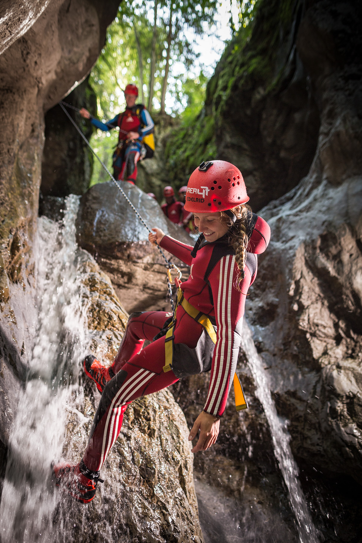 Canyoning Tour im Ötztal Canyoning Tour im Ötztal