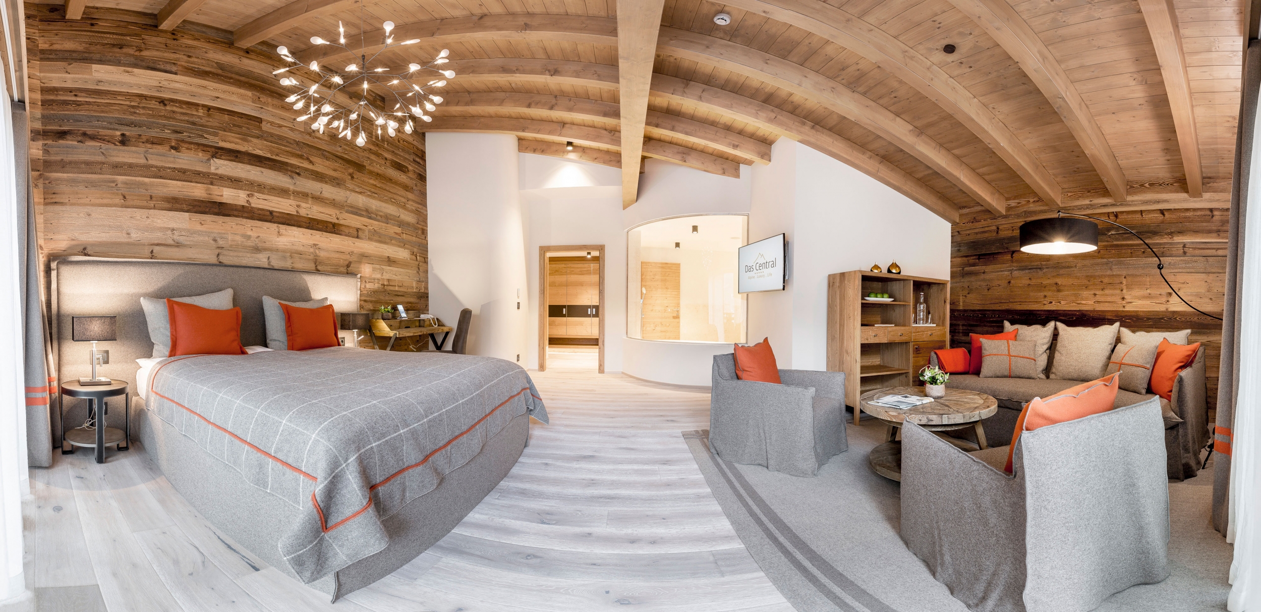 Luxuriöse Juniorsuite Edelweiss im 5-Sterne Hotel Das Central in Sölden Luxuriöse Juniorsuite Edelweiss im 5-Sterne Hotel Das Central in Sölden