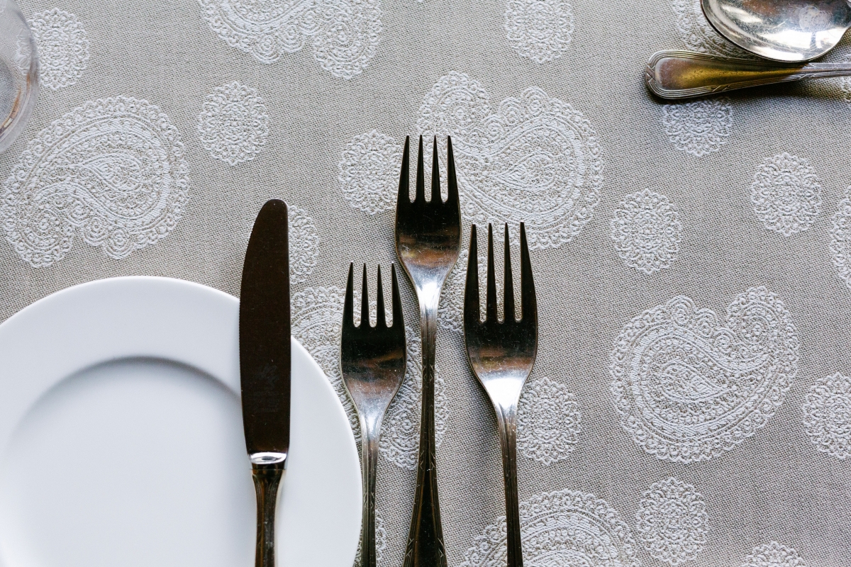 Gedeckter Tisch im Gourmethotel Das Central Sölden Gedeckter Tisch im Gourmethotel Das Central Sölden