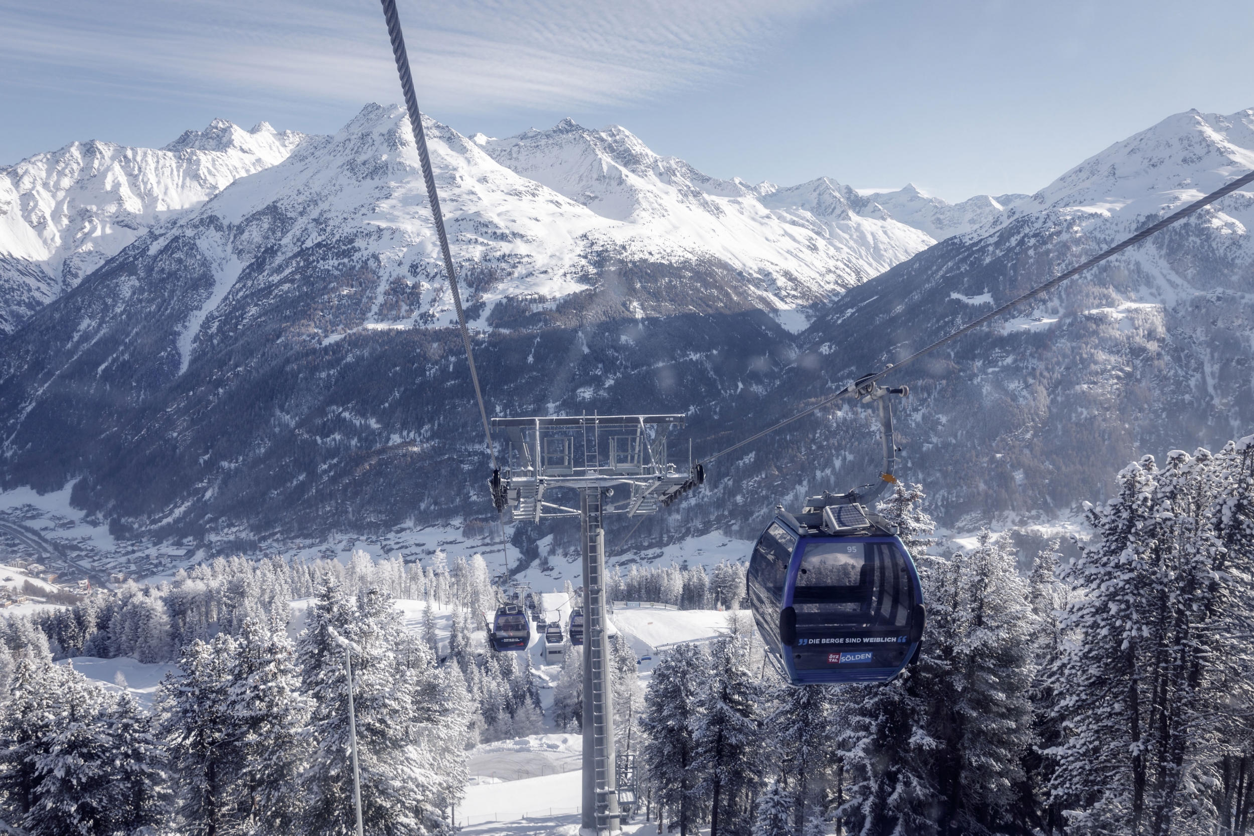 Skigebiet Sölden mit top-modernen Liftanlagen Skigebiet Sölden mit top-modernen Liftanlagen