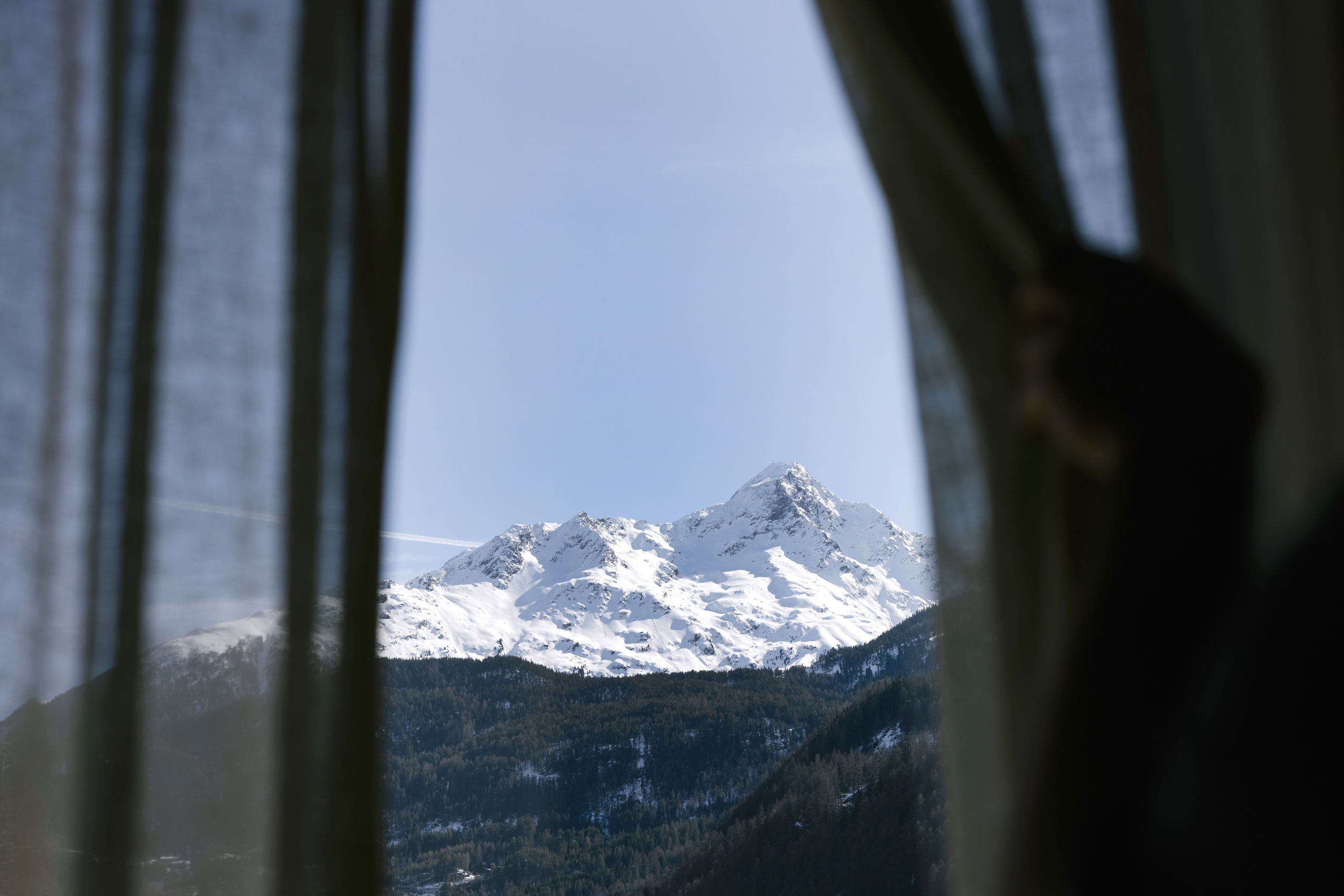Ausblick vom Hotel Das Central auf den Nederkogl in Sölden Ausblick vom Hotel Das Central auf den Nederkogl in Sölden