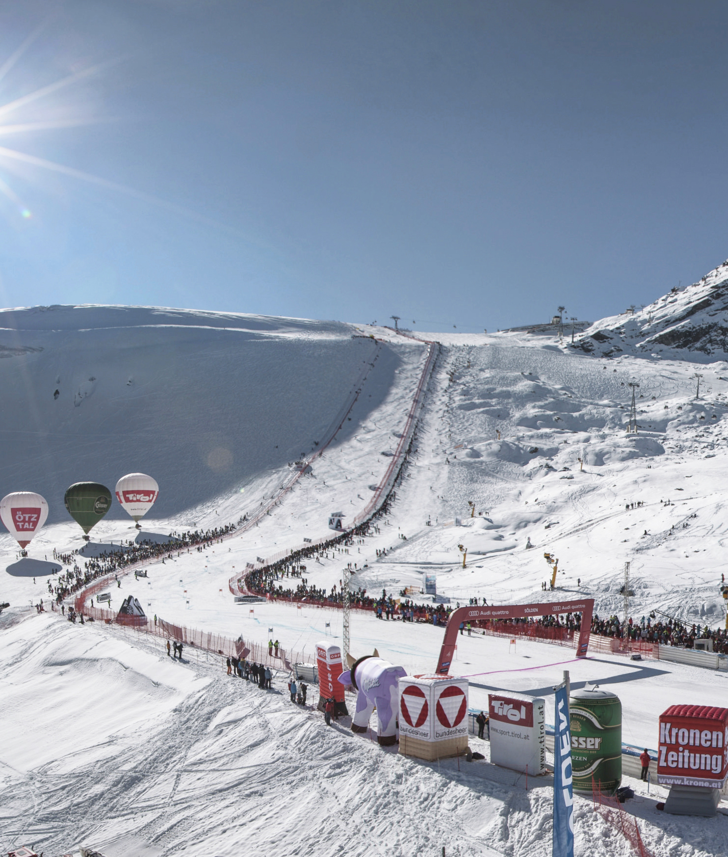 Weltcuphang Rennstrecke Skiweltcup Sölden Weltcuphang Rennstrecke Skiweltcup Sölden