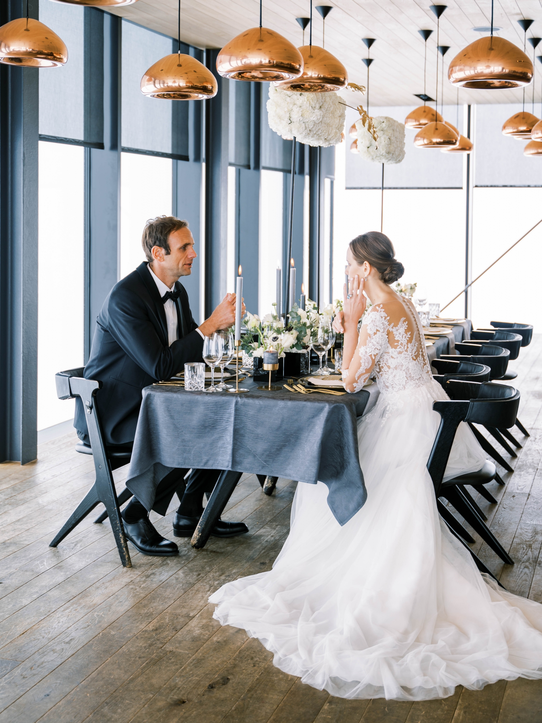 Brautpaar im Restaurant ice Q am Gaislachkogl in Sölden Brautpaar im Restaurant ice Q am Gaislachkogl in Sölden